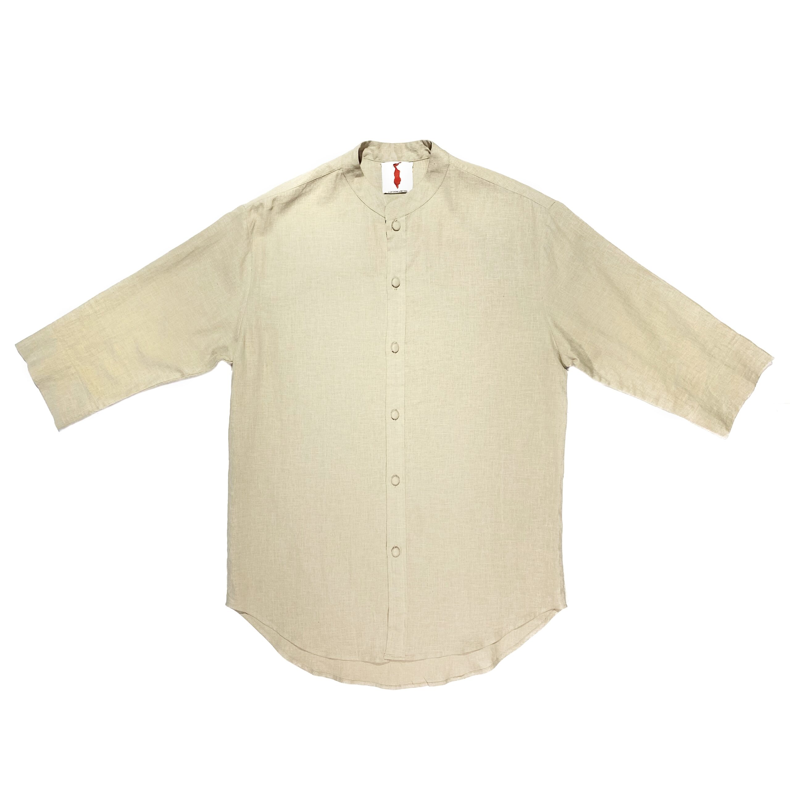 Cocoon Linen Shirt Beige