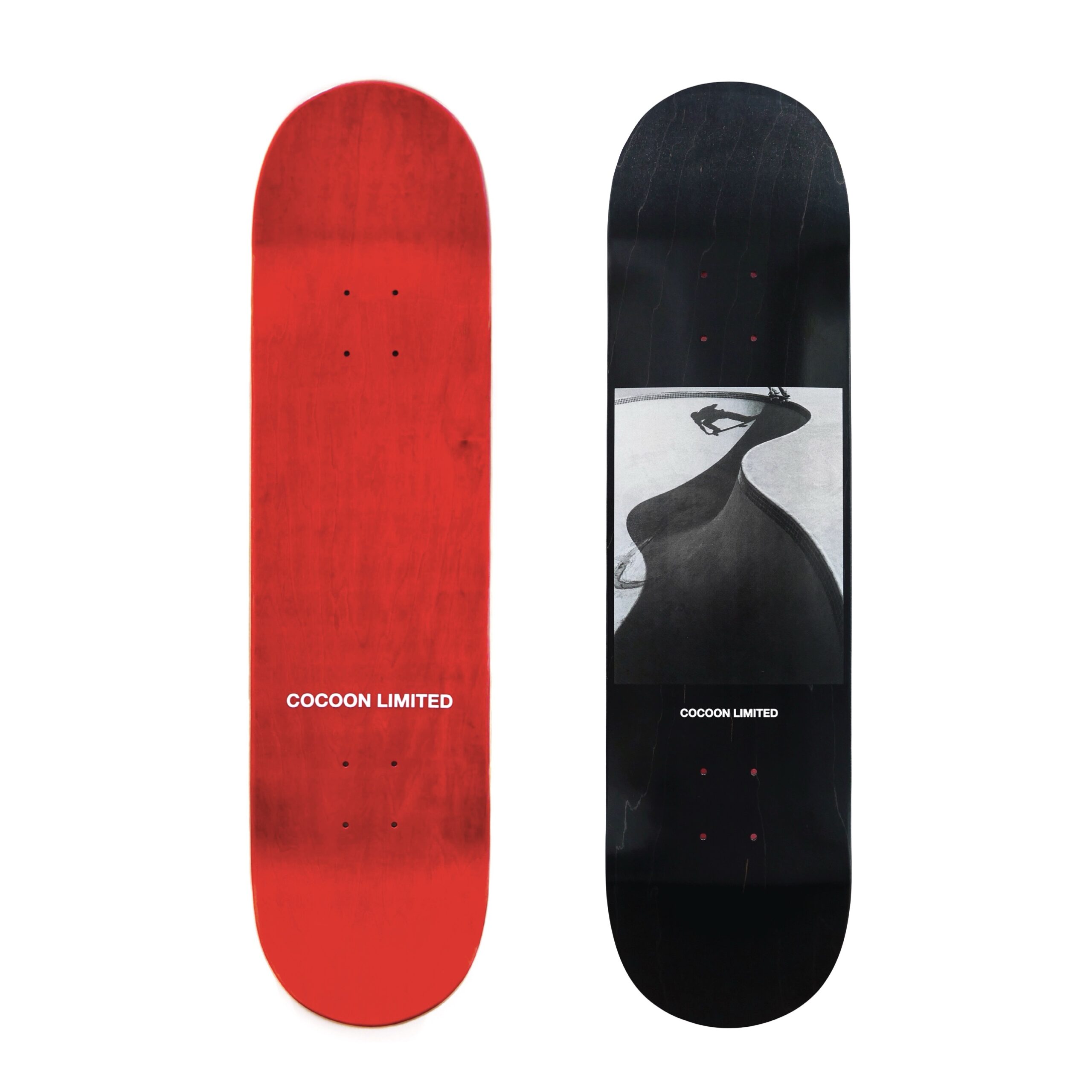 Cocoon Limited Photographic Edition Deck - Black/Red - 8.125