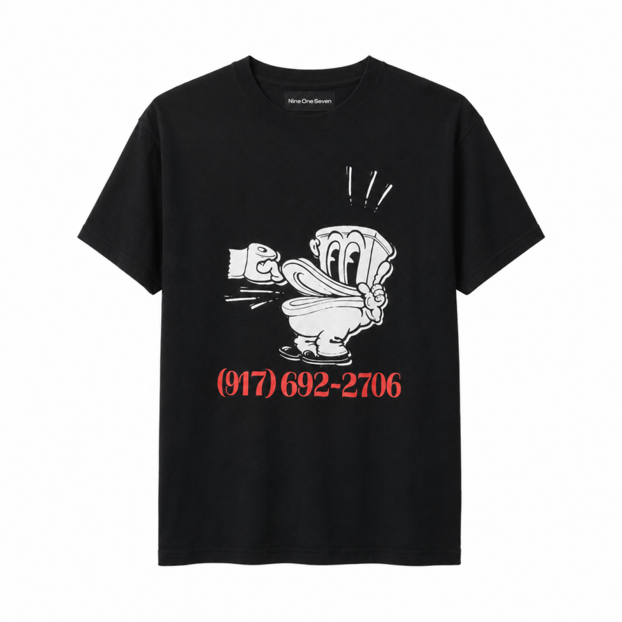 Call Me 917 No Shit Dialtone T-Shirt