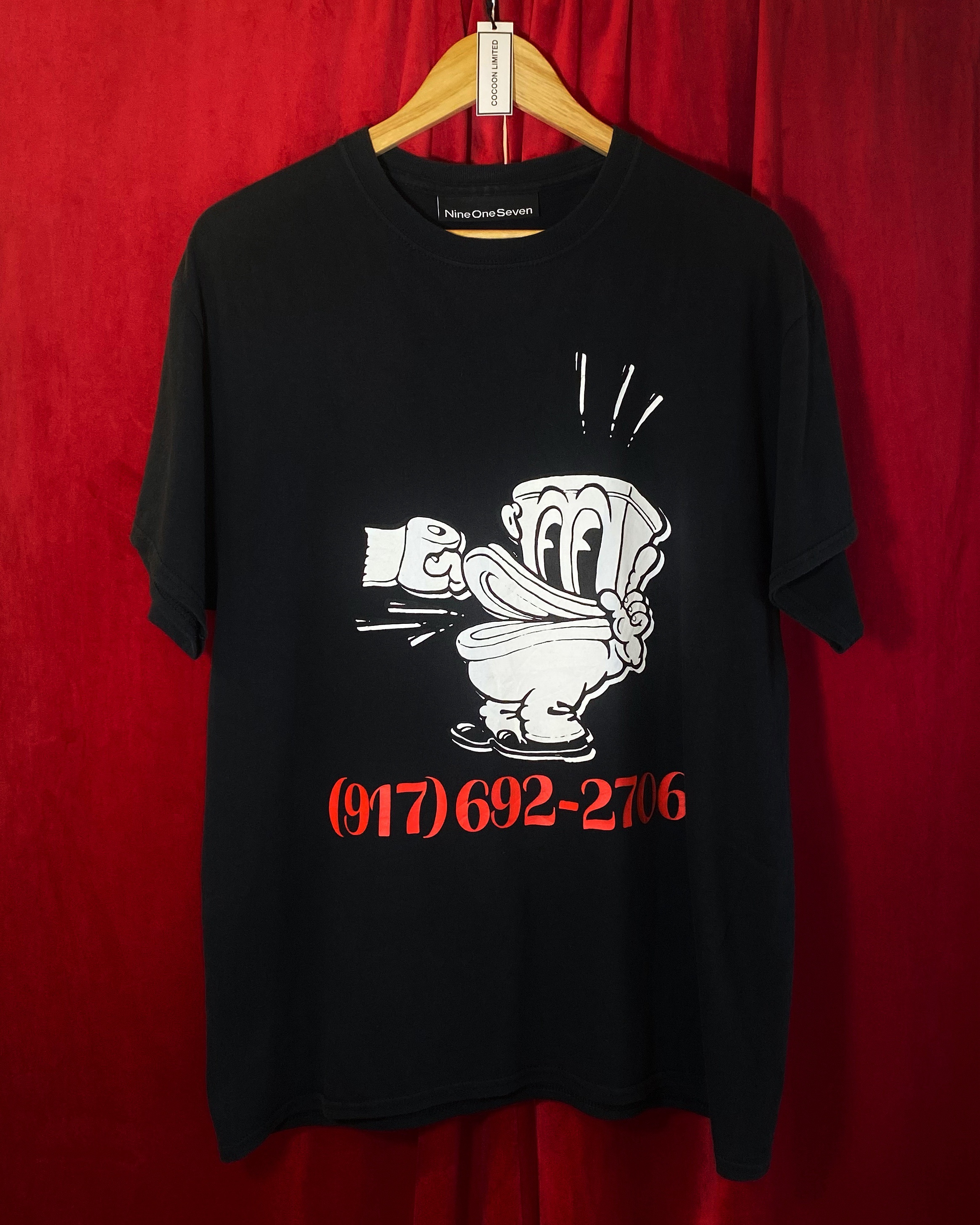Call Me 917 No Shit Dial Tone T-Shirt