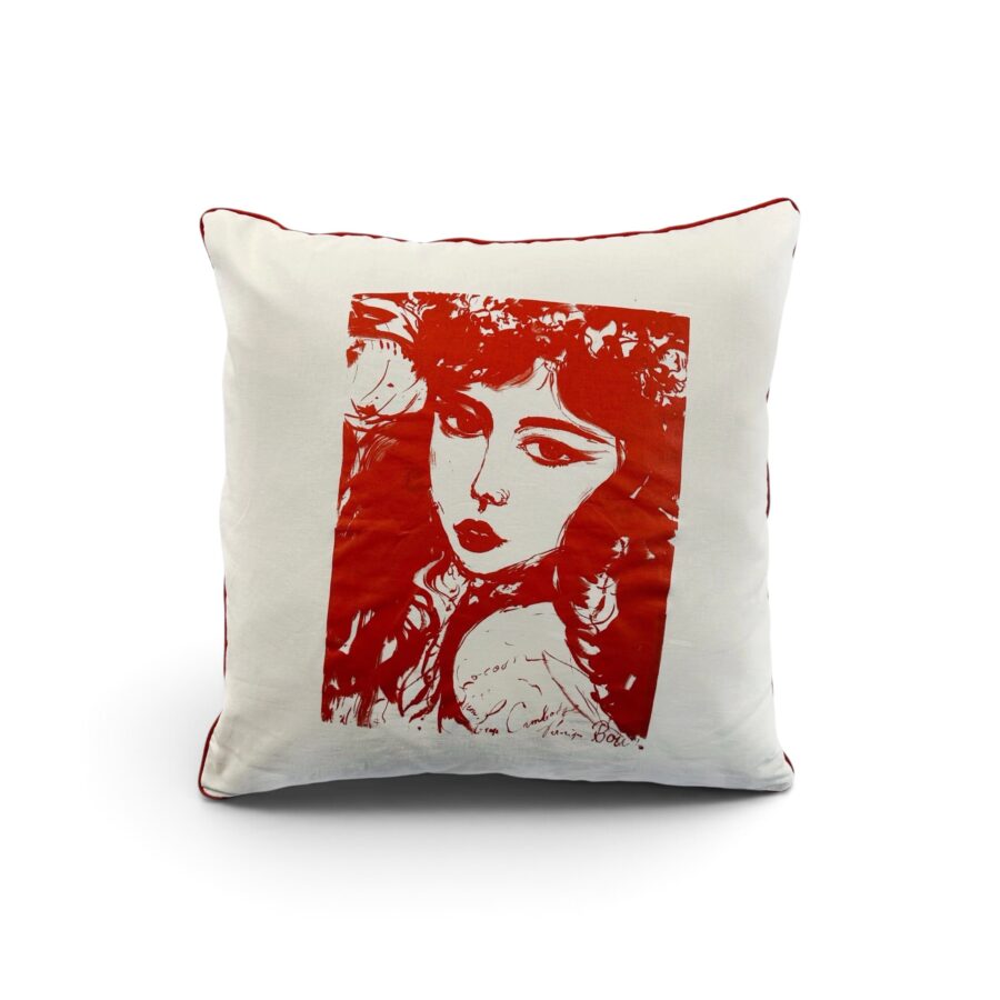 On the Moon pillow by Véronique Bour