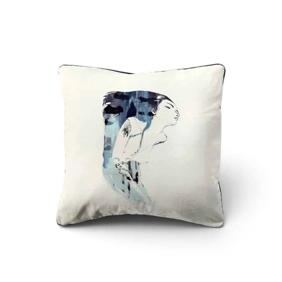 On the Moon pillow by Véronique Bour